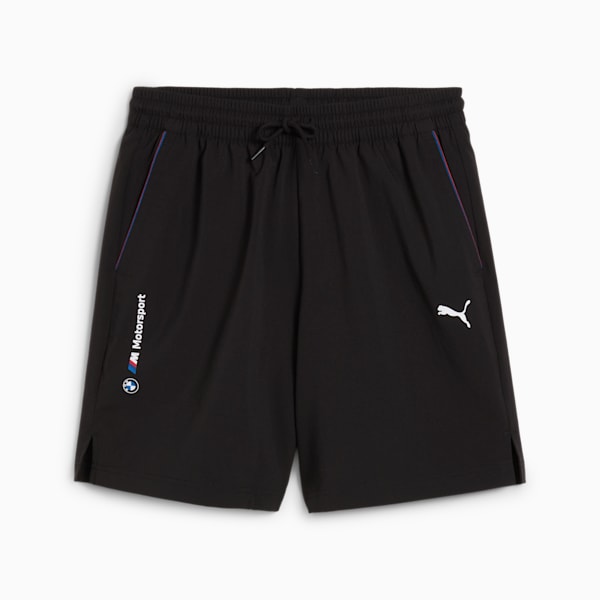 BMW M Motorsport Men's 7" Woven Shorts, PUMA Black, extralarge-IND